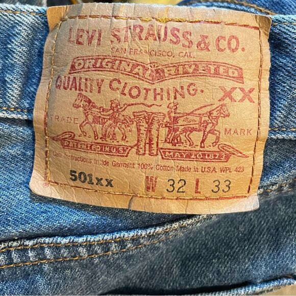 LEVIS 501xx Jeans Size 32x33 - Picture 9 of 16